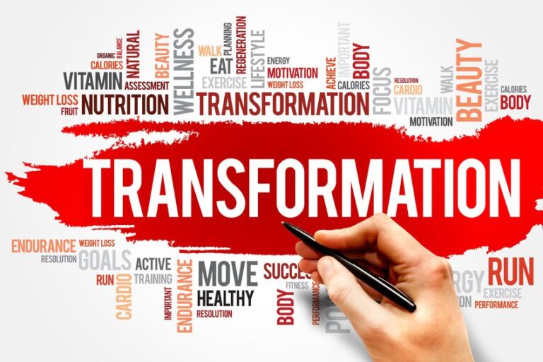 A Graphic Image of the word Transformation