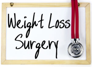 an image of weight loss surgery text write on paper - Losing weight will save you money